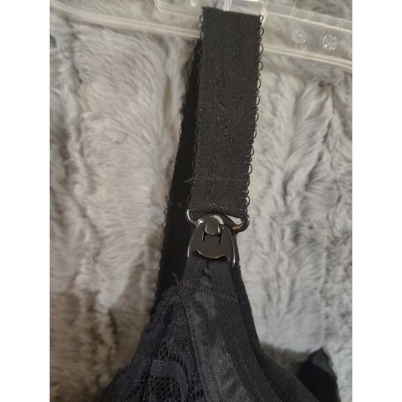 Elomi Molly Nursing Bra Size 40K Black Maternity EL4542BLK Plus Size Lingerie - Picture 4 of 6